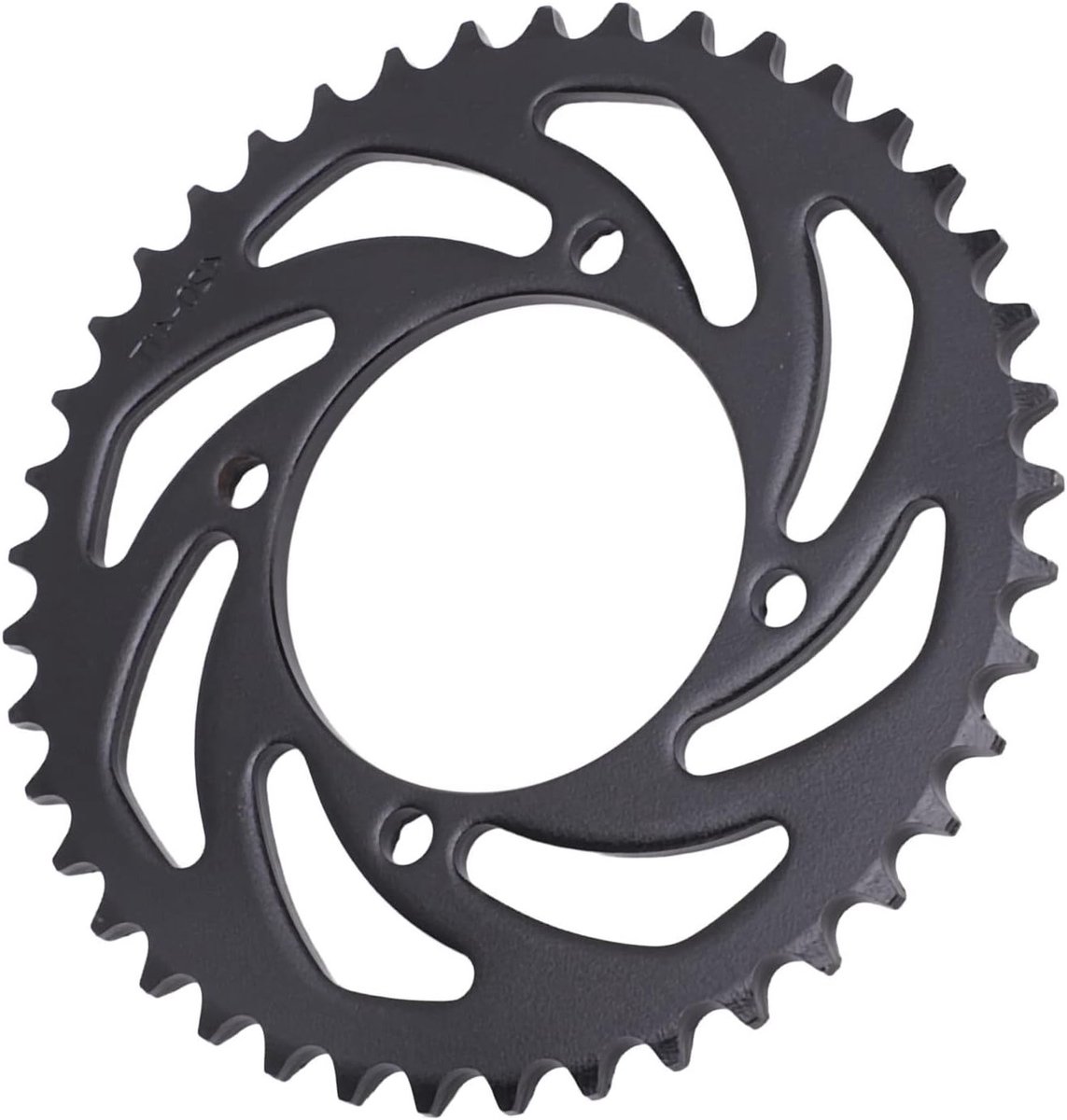 Allecto - Kettingwiel - Motorfiets - Staal - Achtertandwiel - Motorfietsen - Ketting - Reparatie - Accessoires - ATV - Lichtgewicht - Zwart - Past bij 420 Ketting - Tanden 76mm - Geschikt voor Stalen Motorfiets Kettingwiel