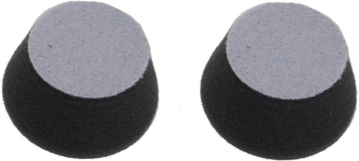 Polijstspons Conisch - Schuimspons Zwart - Auto Polijsten - Zacht Schuim - 50 mm - Zwart