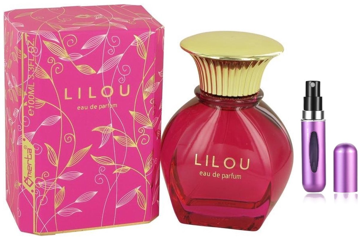 Omerta - Lilou - Eau de Parfum - 100 ml inclusief hervulbare tasverstuiver (willekeurige kleur)