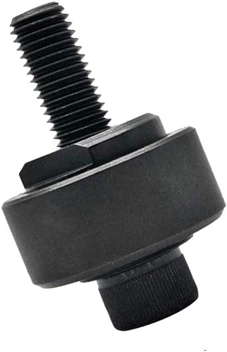 Professionele Metalen Gatpons voor Hexagonale Gaten - 20mm Zwart, Ideaal voor Doe-Het-Zelf Projecten en Metalen Bewerking