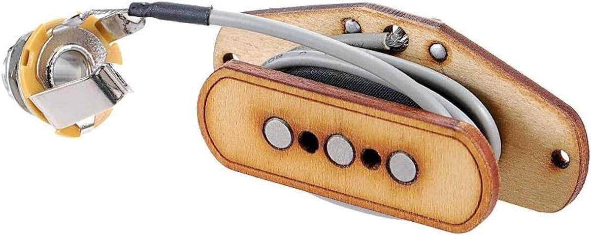 Single-coil pickup met 6.35mm jack voor sigarenkistgitaren - vervangonderdelen, geluid, accessoires en muziekuitrusting