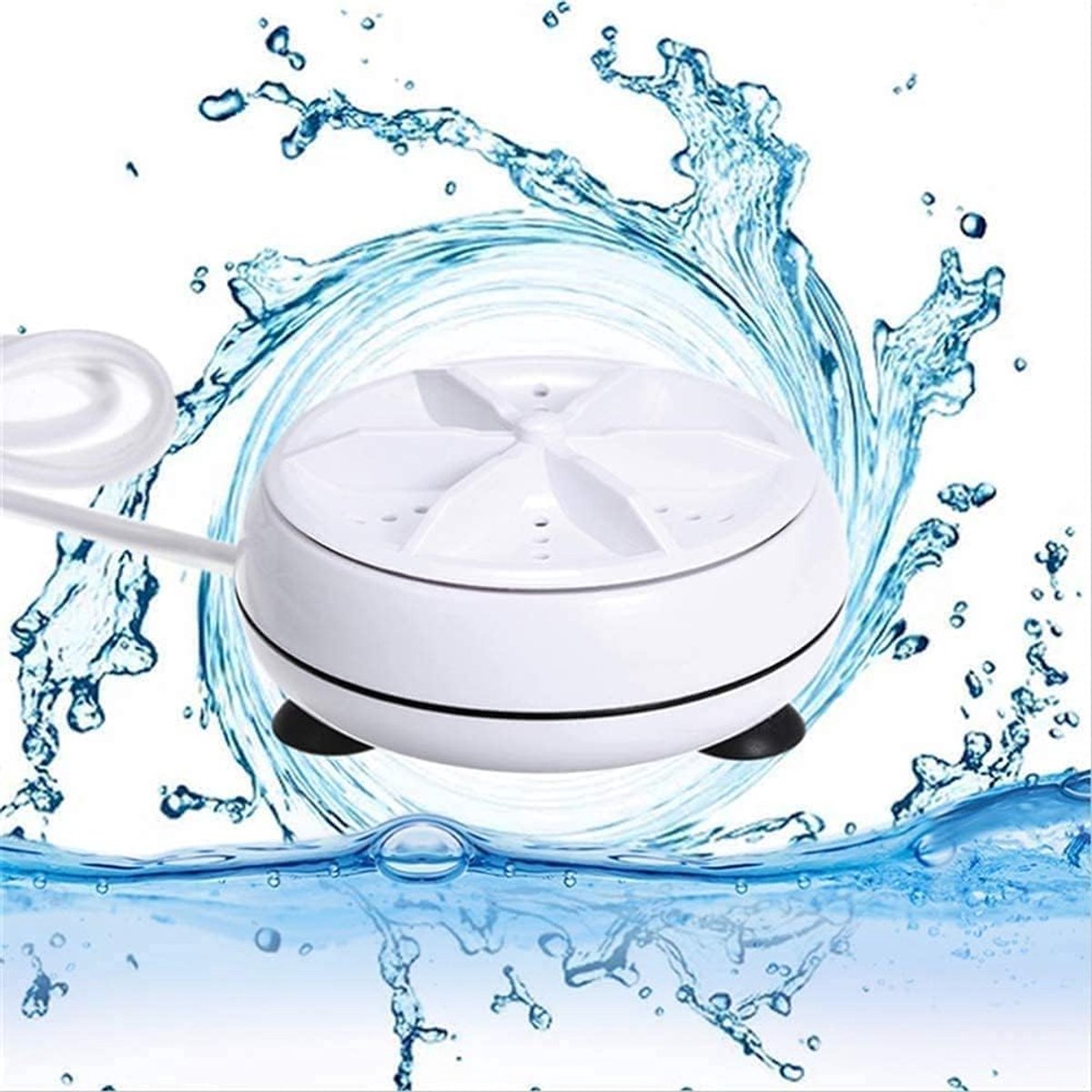 Draagbare Wasmachine Mini Wassen 3in1 Mini Lichten Ultrasone Golven Handig Reizen Thuis Zakelijke Reizen USB