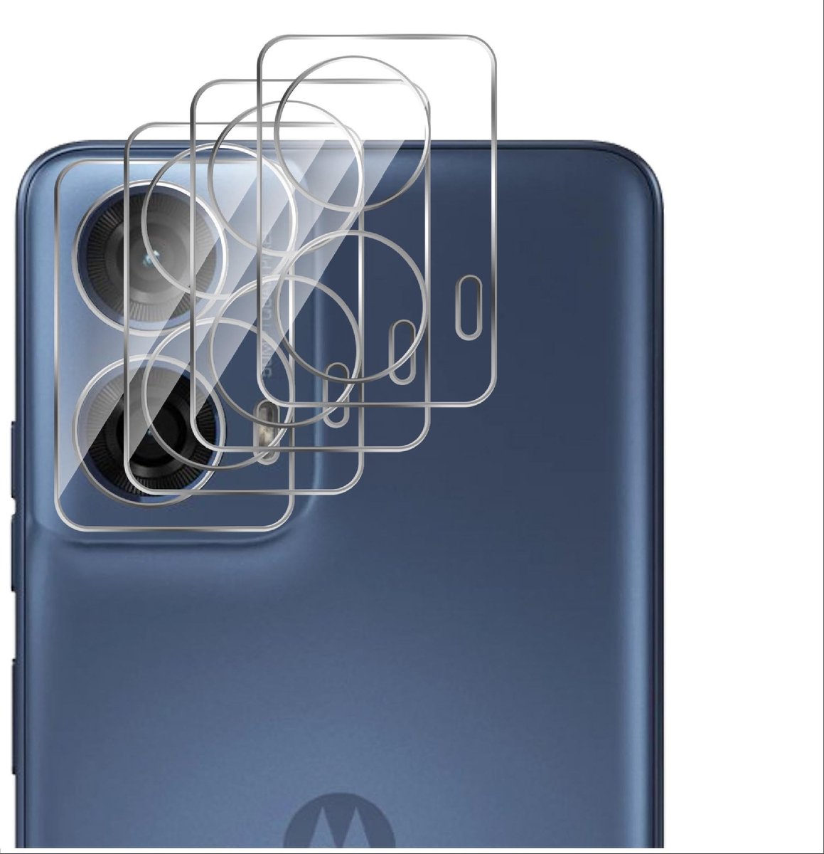 Allecto - Achtercamerabescherming - 3D gehard glas - Zeer transparant - Motorola Moto G24 - Bescherm jouw camera - 3 stuks