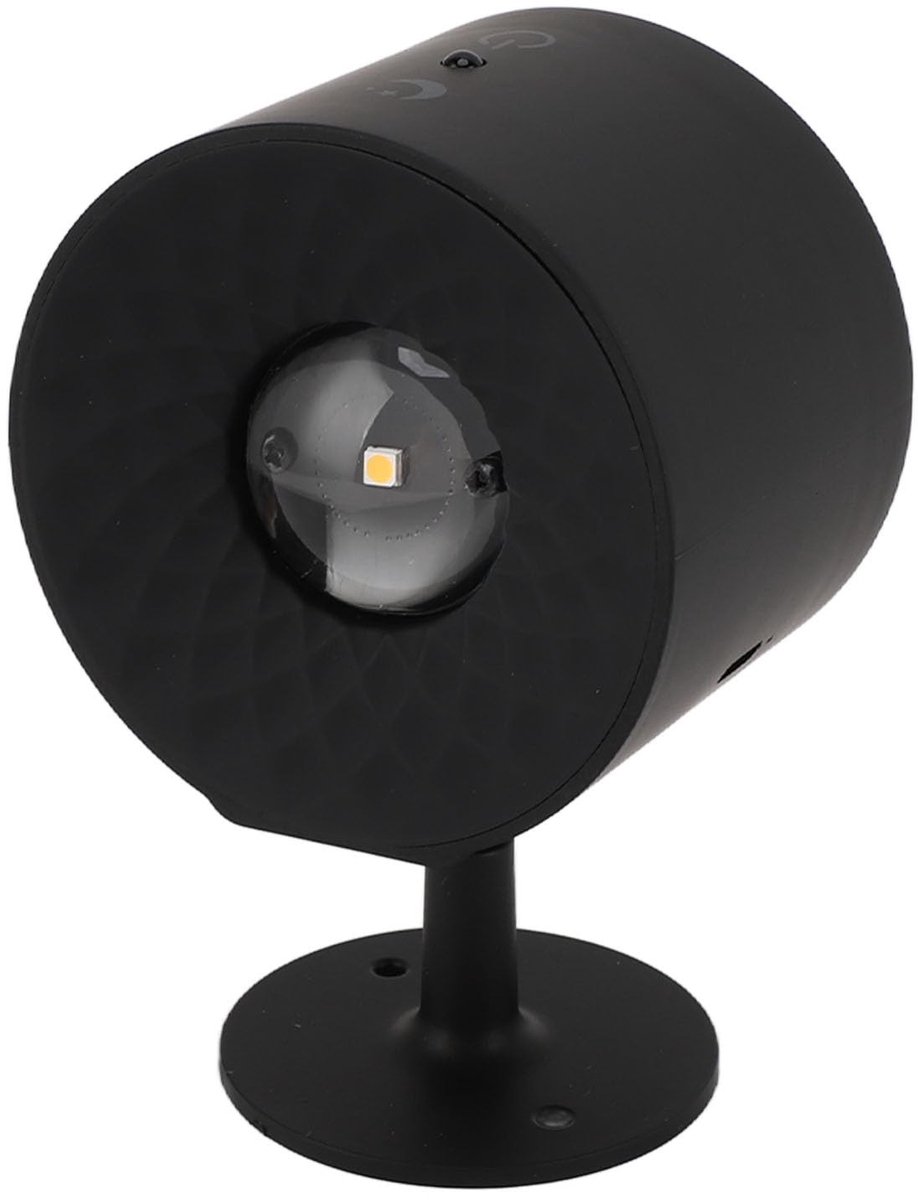 Allecto - LED Wandlamp - Draadloze Wandlamp met 360 ° Rotatie - Ideaal voor Slaapkamer en Woonkamer - Touch en Afstandsbediening - Oplaadbare Kande...