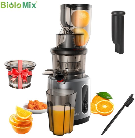 Wentinkmo Biolomix - Sapcentrifuges Groente En Fruit - 200 w 40-65 RPM Krachtig motor van WMO BioloMix — afbeelding 4