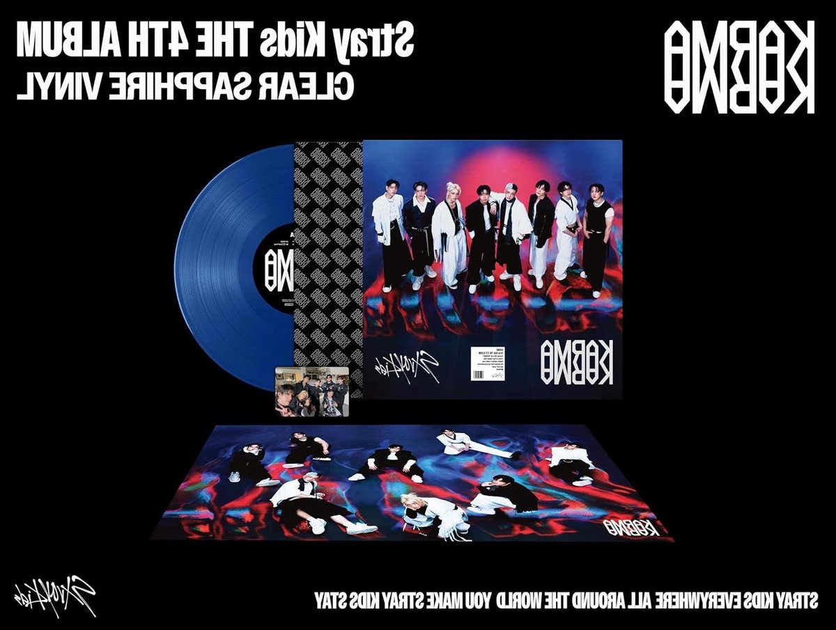Karma Vinyl - Muziekalbum LP - Muziek Luisteren - Limited Edition - 31 cm - Transparant Blauw