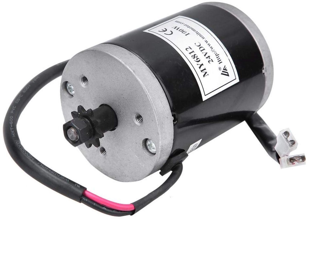 Allecto - Brushed Speed Motor - 24V 100W - E-scooter en E-bike - Krachtige Motor - Snelle Acceleratie - Efficiënt Energieverbruik - Geschikt voor E...