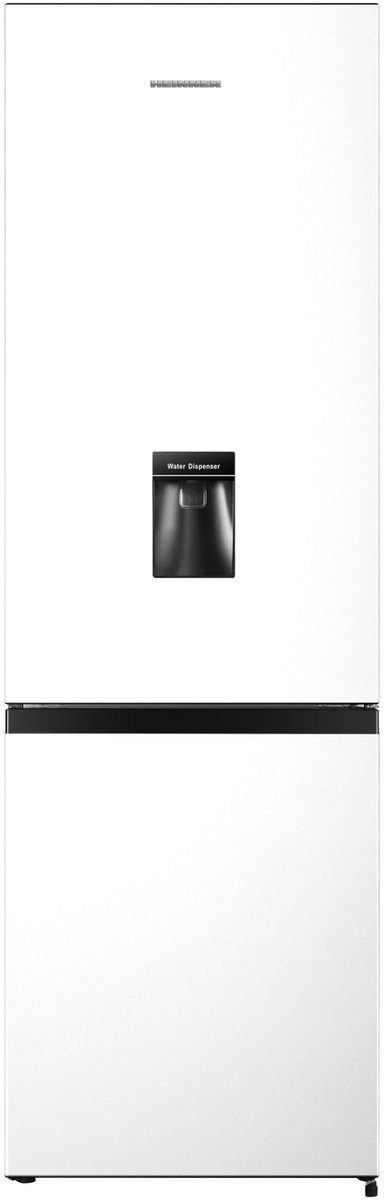 Heinner HC-HS268WDE++ Koel-vriescombinatie met Waterdispenser – 268 L – Instelbare Mechanische Thermostaat – Omkeerbare Deur – Wit – 5 Jaar Garantie
