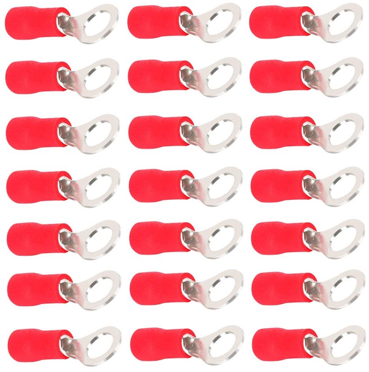 Allecto - Crimp Connectoren - 100 Stuks Isolatie Kabel Lugs - Geschikt voor 16-22 AWG - Duurzaam en betrouwbaar - Ideaal voor elektrische verbindin...