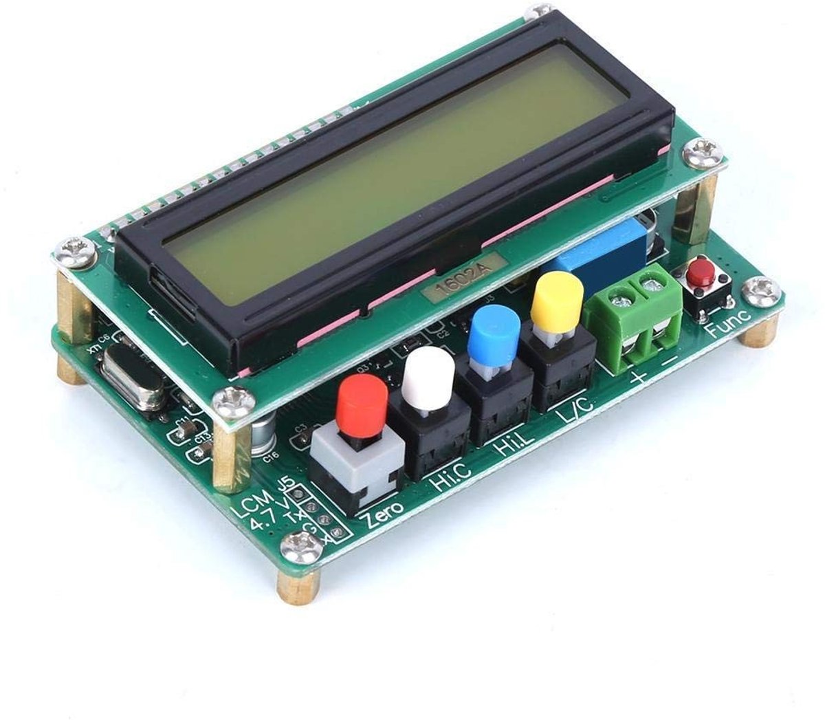 Allecto - Capaciteitsmeter - Digitale inductantiecapaciteitsmeter - Hoge nauwkeurigheid - Mini USB interface - Geschikt voor elektronica - Model LC...