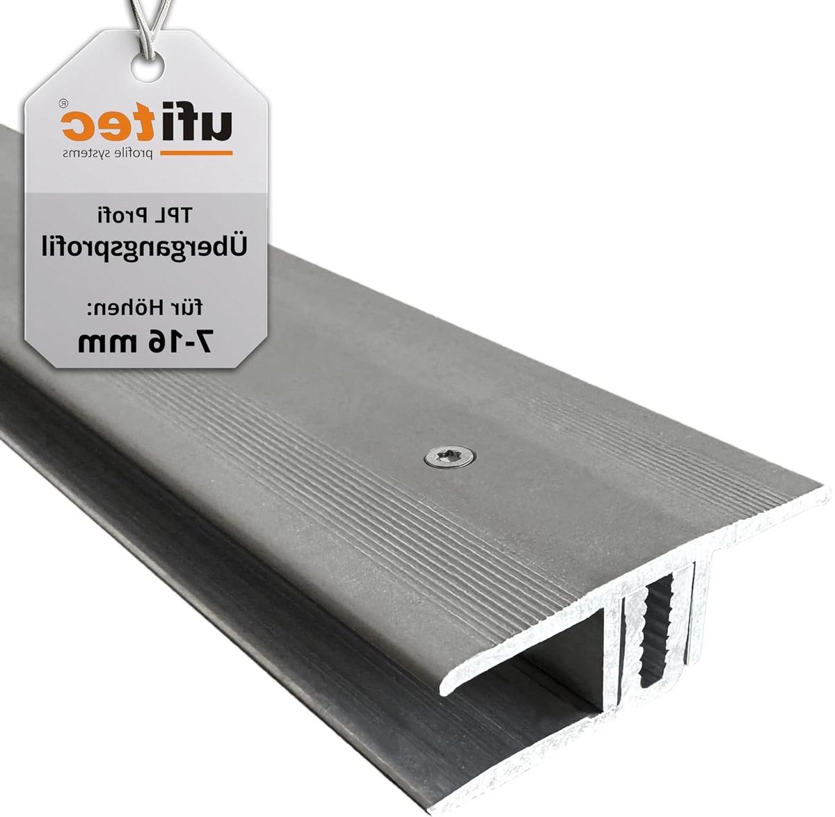 Overgangsprofiel Laminaat - Vloerprofiel Aluminium - Vloeren Egaliseren - Automatische Hoogteverstelling - 33 mm Breed - Licht Brons