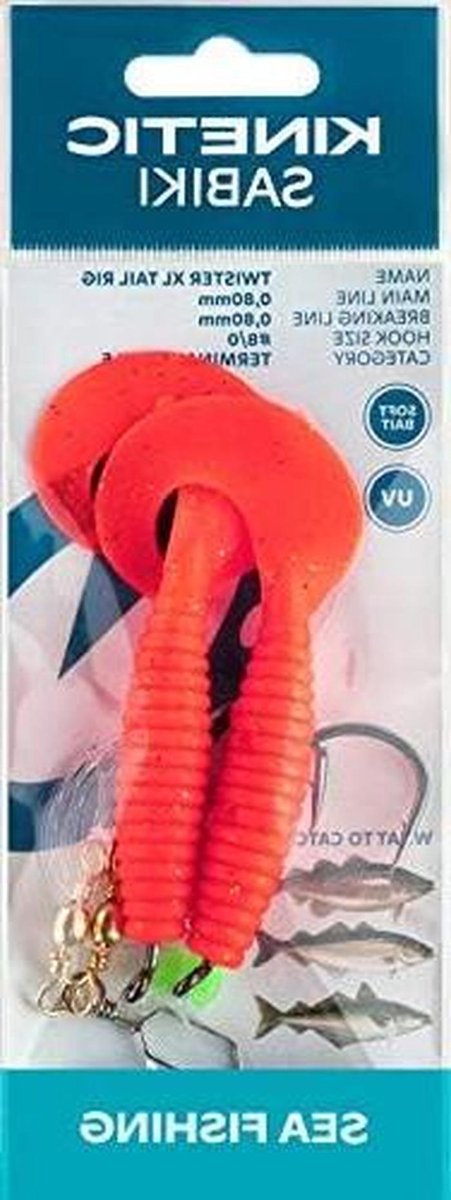 Kinetic Twister XL Rig - Vis Rig Twister Staart Rig - Vissen op Grote Vis