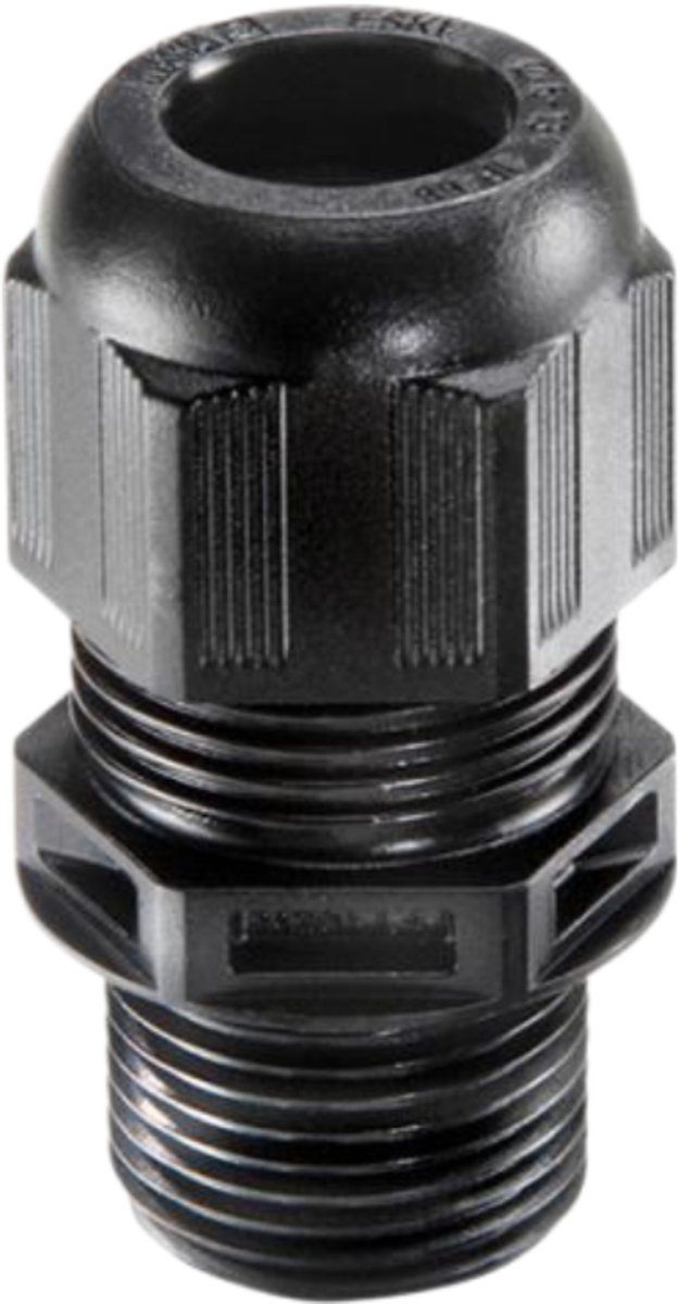 Wiska wartel M16 doorlaat 4-7mm - zwart (564051)