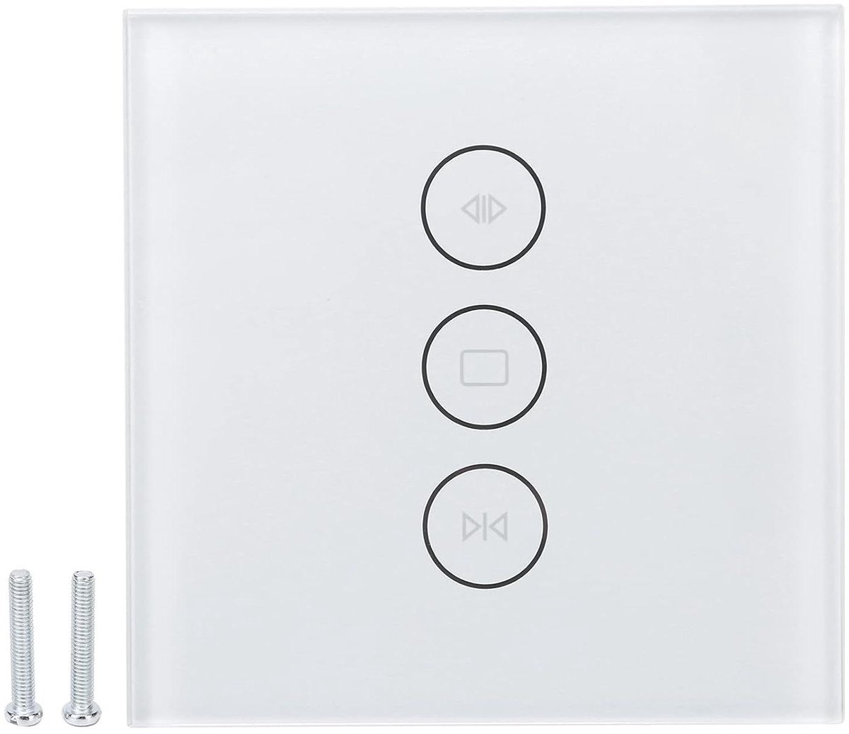 Slimme Gordijn Schakelaar - Touch Switch - Huis Automatisering - App en Spraakbediening - 110-240V - Wit
