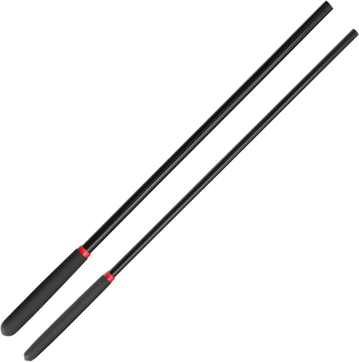 Paardrijden Crop - Wandelstokken Set - Sportieve Activiteit - 2-delige Set - 21 Inch - Zwart