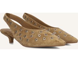 Notre-V Shd25055 3339hl Hakken Dames - Camel - Maat 41