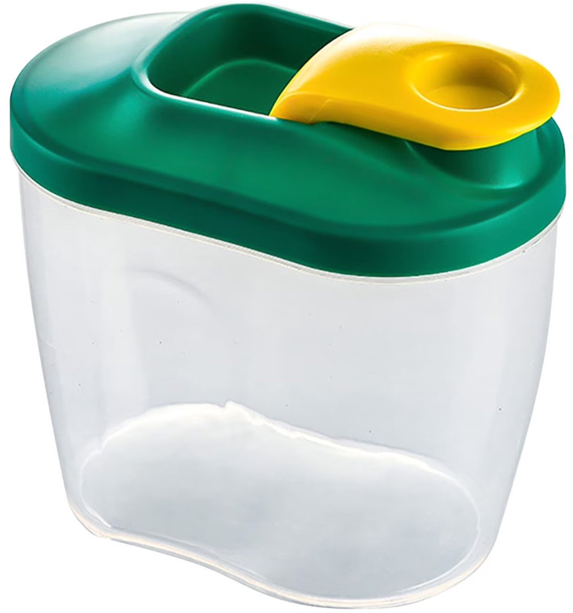Cuhostki - Luchtdichte Transparante Voorraadpot - Plastic - Luxe Groen - Keuken Voorraadopslag