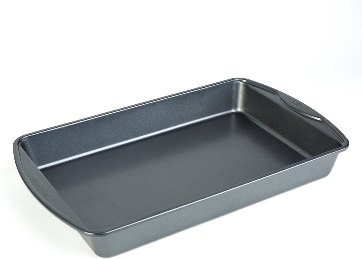 Baker's Secret Classic Line Bakplaat M - Ovenbakplaat Met Antiaanbaklaag - Rechthoekige Ovenschaal 44,3 x 26,9 cm - Bakvorm Voor Oven en Grill [BS10005-M]