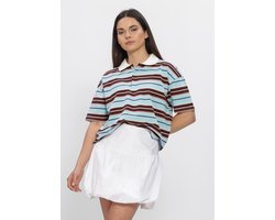 Notre-V Nv-hilma Tops & T-shirts Dames - Shirt - Multi - Maat XS