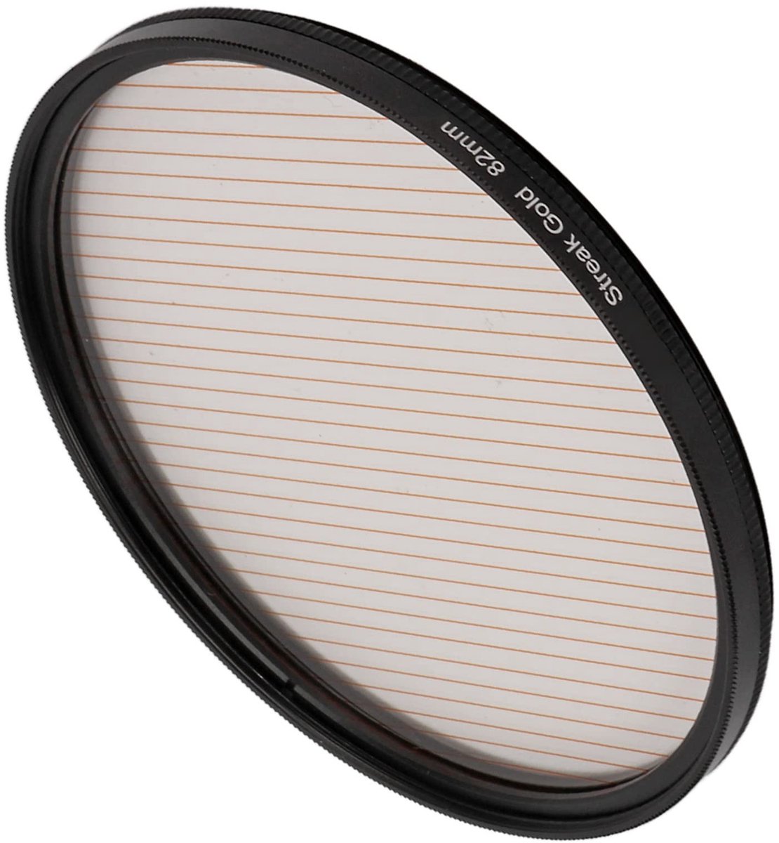 Allecto - 82mm Anamorphic Effect Filter - Blauwe/Gouden Strepen - Cinematische Foto's - Creatieve fotografie - Effectfilter - Geschikt voor camera'...