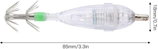 Allecto - VGEBY LED Aaslamp - Waterdichte Onderwater Lure Lamp voor Nachtvissen van Merkloos — afbeelding 5