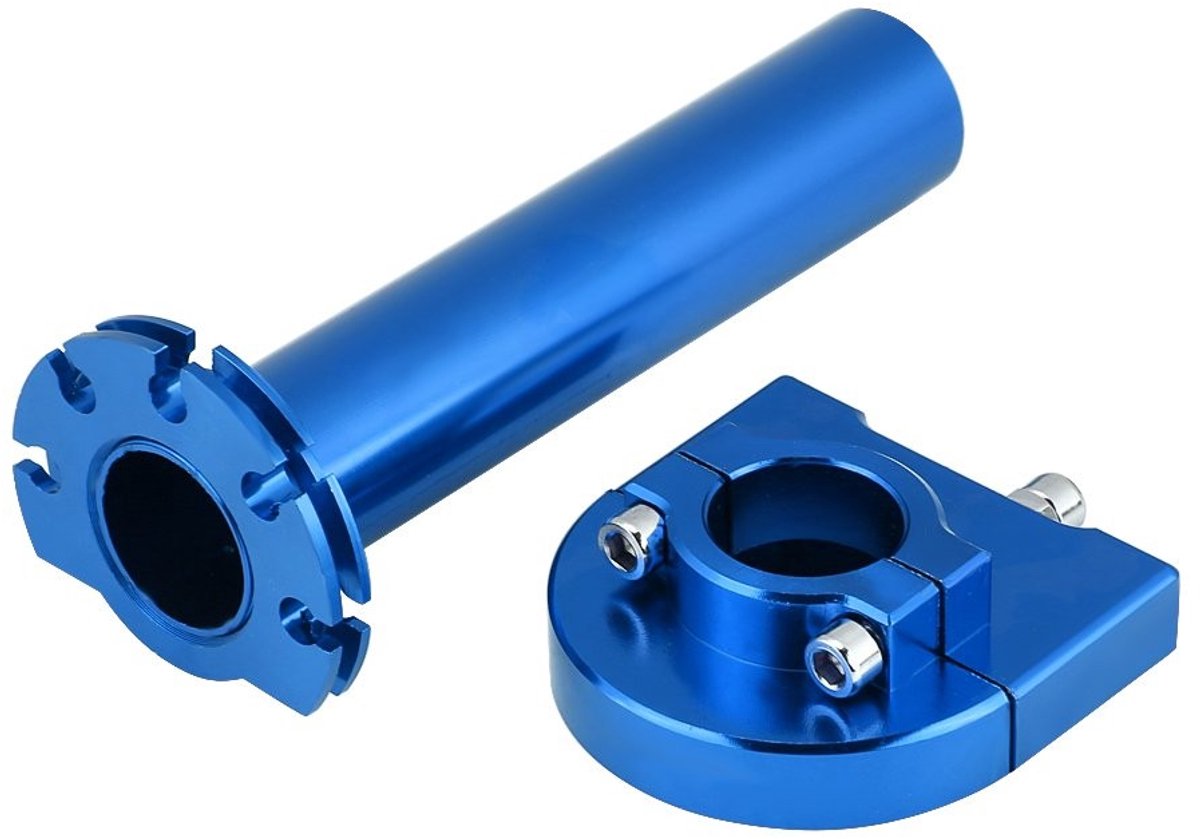 Allecto - Qiilu 7/8" Throttle Grip - Universele Twist Grip voor Motorfiets en Scooter (Oranje)
