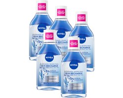 NIVEA Serum-infused Micellair Water REGENERATING – Cleanser – Reinigingswater – Make up remover – Voordeelverpakking – 5x 400 ml