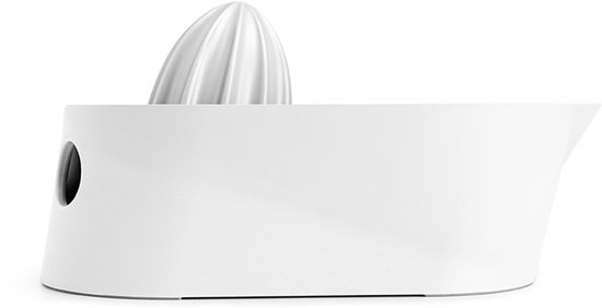 Hand Citruspers - Oblo - Sneeuw Wit - L 22 x B 14 x H 13 cm - Polypropyleen van B+ Design — afbeelding 2