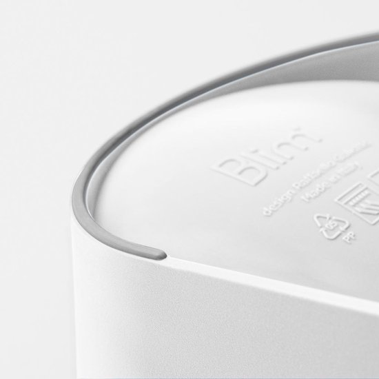 Hand Citruspers - Oblo - Sneeuw Wit - L 22 x B 14 x H 13 cm - Polypropyleen van B+ Design — afbeelding 3