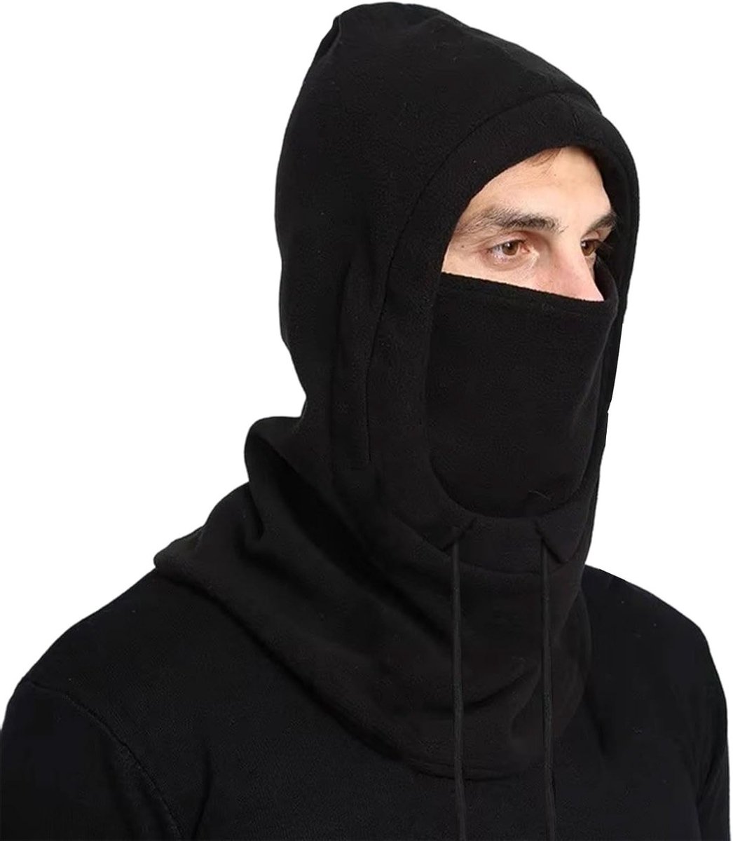 Winddichte Balaclava voor Skiën, Thermische Fleece Hoed en Gezichtsbescherming voor Buitenactiviteiten zoals Motorrijden, Vissen en Wandelen in de Winter