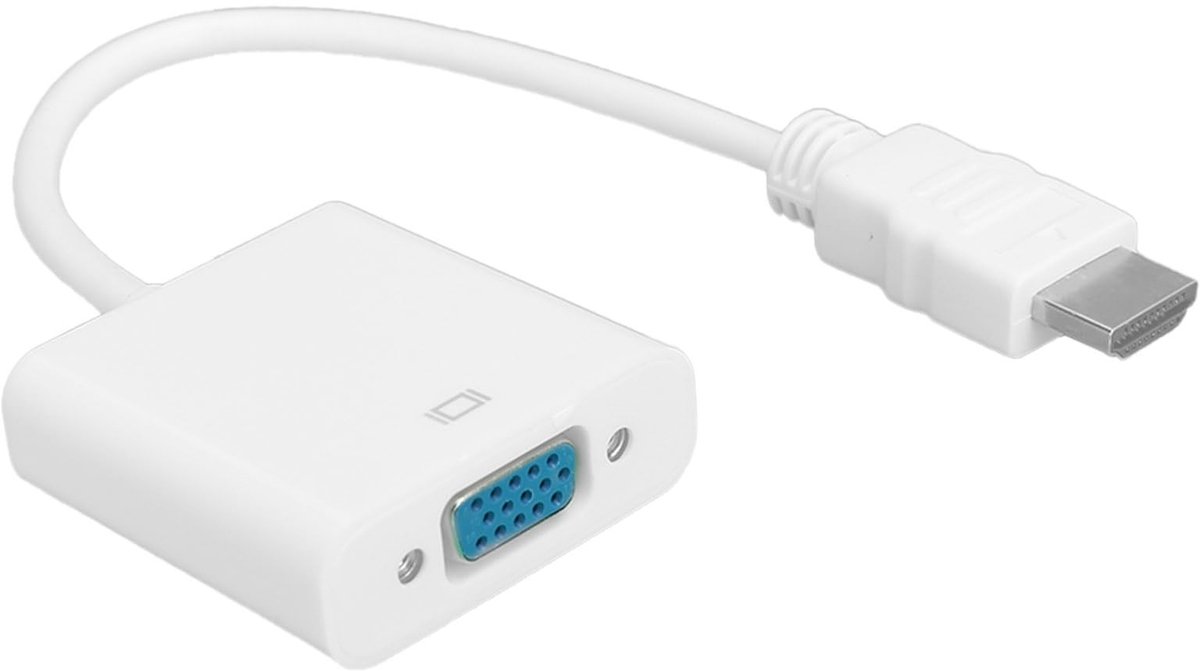 Adapter - Converter Kabel - Beeldweergave Verbinden - Krachtige HD Conversie - 0.2 Meter - Wit