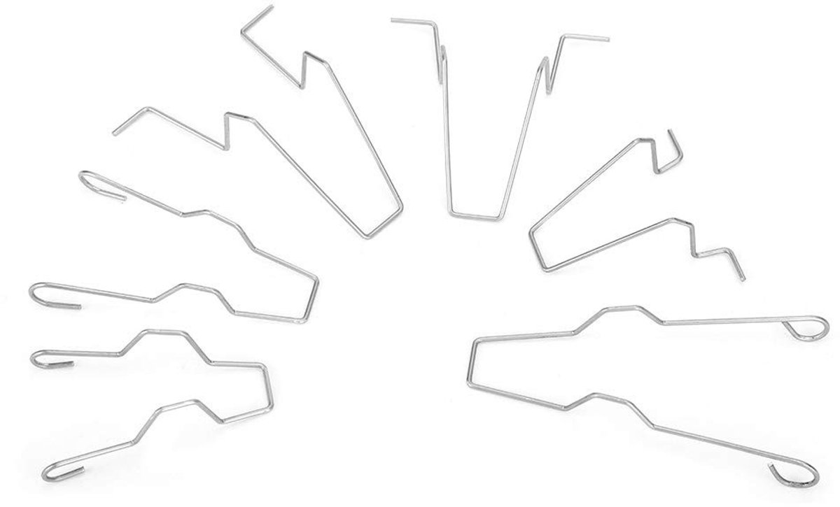 Dailygoody - Lamp Koplamp Clip - Koplampborgveer - 6 Stuks - Stalen Bevestiging - Voor H1 H3 H4 H7 - Geschikt voor Auto's