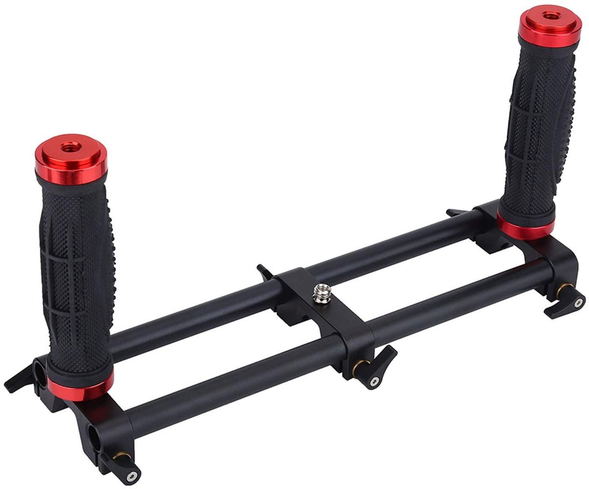 Dailygoody - Dual Handvat Voor S Stabilizer - Camera Grip - Antislip Ontwerp - Lichtgewicht en Duurzaam - Handgreep Extender - Geschikt voor Feiyu - 3...