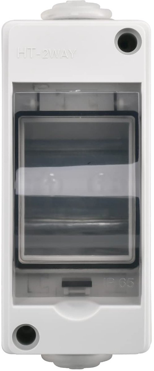 Dailygoody - Opbouwverdeelkast - Waterdicht - Compact formaat - Zekeringkast voor elektriciteit - Communicatie - 2 modules