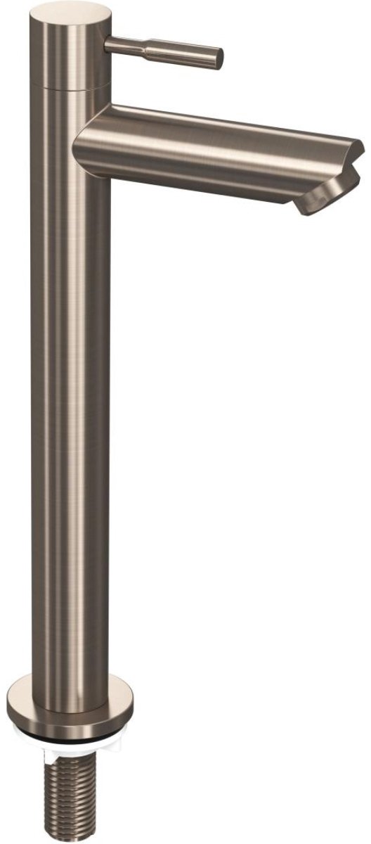 INK - Fonteinkraan Koudwater Staand Hoog Model - Br. Nickel