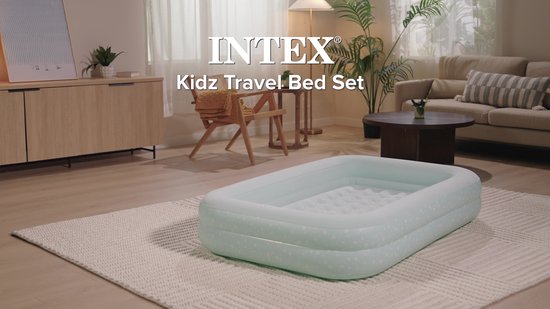 Intex Kids Travel Luchtbed met handpomp - 168 x 107 x 25 cm