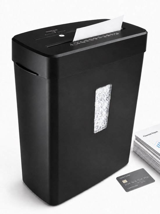 Vivid Green Papierversnipperaar - 13L, 8 A4 vellen, Creditcard