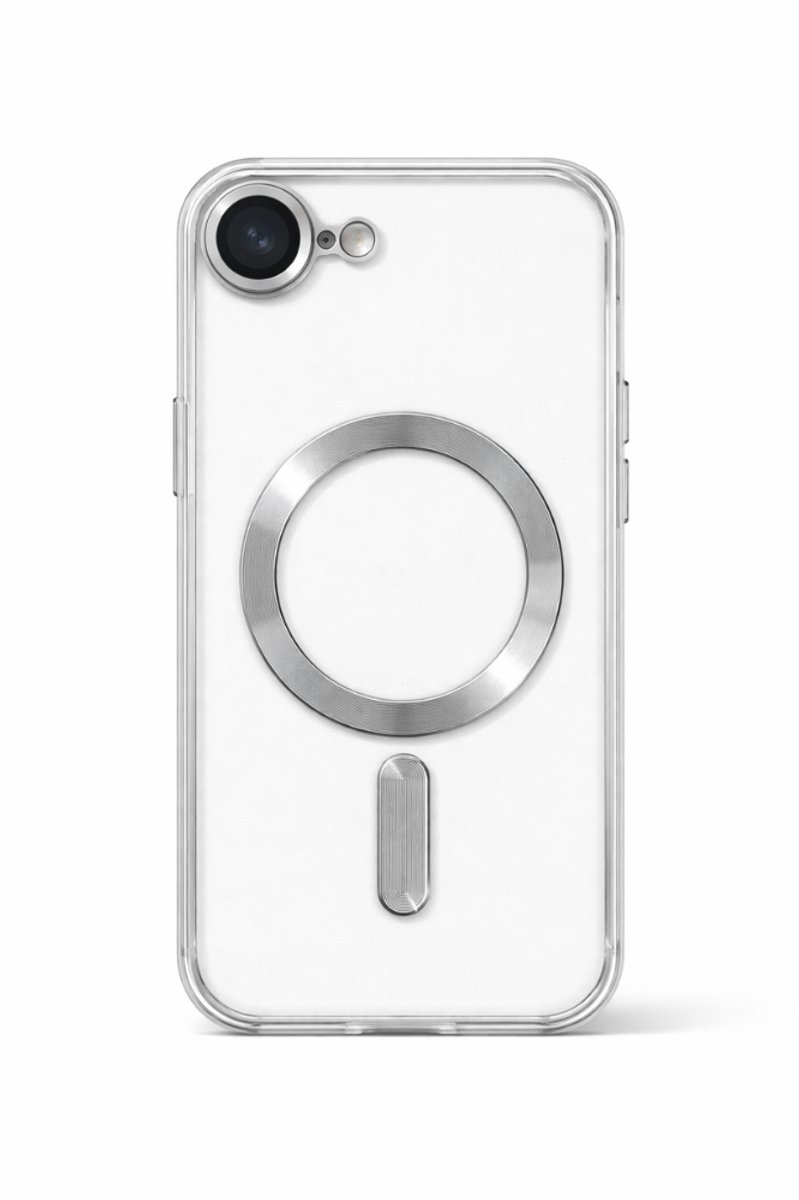 MG Protective Case -Telefoonhoesje - Magsafe - Geschikt voor iPhone 17 E - Zilver
