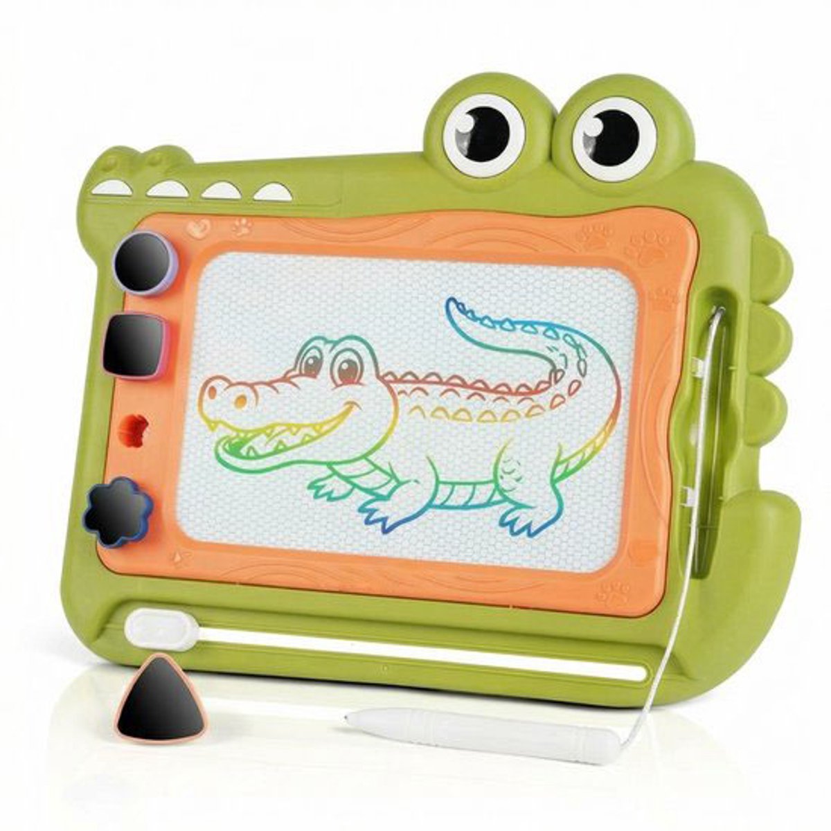 Magnetisch Tekenbord voor Kinderen & Peuters - Educatief Speelgoed vanaf 3 tot 5 Jaar - Met Pen en 4 Stempels - Magisch Tekenbord - Cadeau Jongens & Meisjes