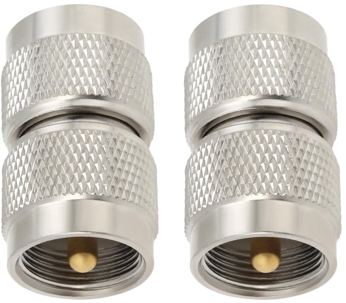Dailygoody - UHF-coaxstekkers - Set van 2 - Ideaal voor magnetrontoepassingen - Coaxiale adapter - Perfect voor radio antenne