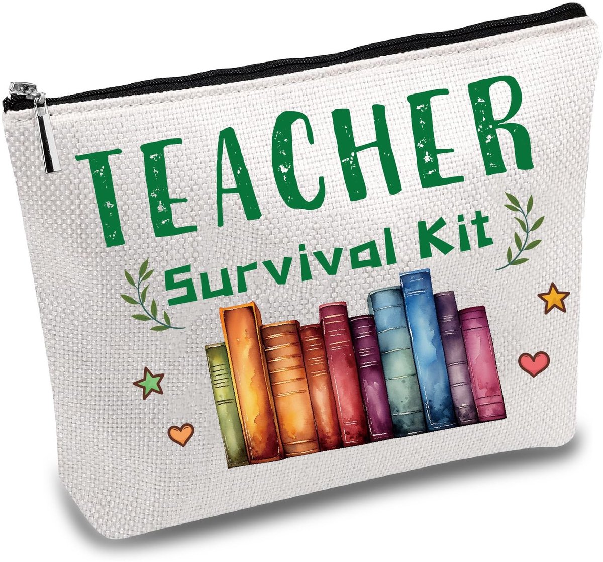 Dailygoody - Make-uptas - Toilettas Organizer - Kleine Reisopbergtas - 17 x 25 cm - Cadeau voor Leraar - Perfect voor Vrouwen - Survival Kit voor Lera