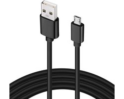 Dailygoody - USB Oplaadkabel - Voor Echo Dot - 2 Meter - Zwart - Snelle oplading - Geschikt voor Android Apparaten - Duurzaam ontwerp - Geschikt