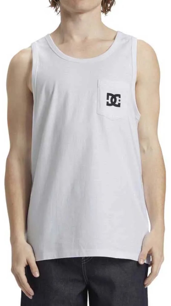 Dc Shoes Adyzt05378 Star Mouwloos T-shirt 2XL Man Wit