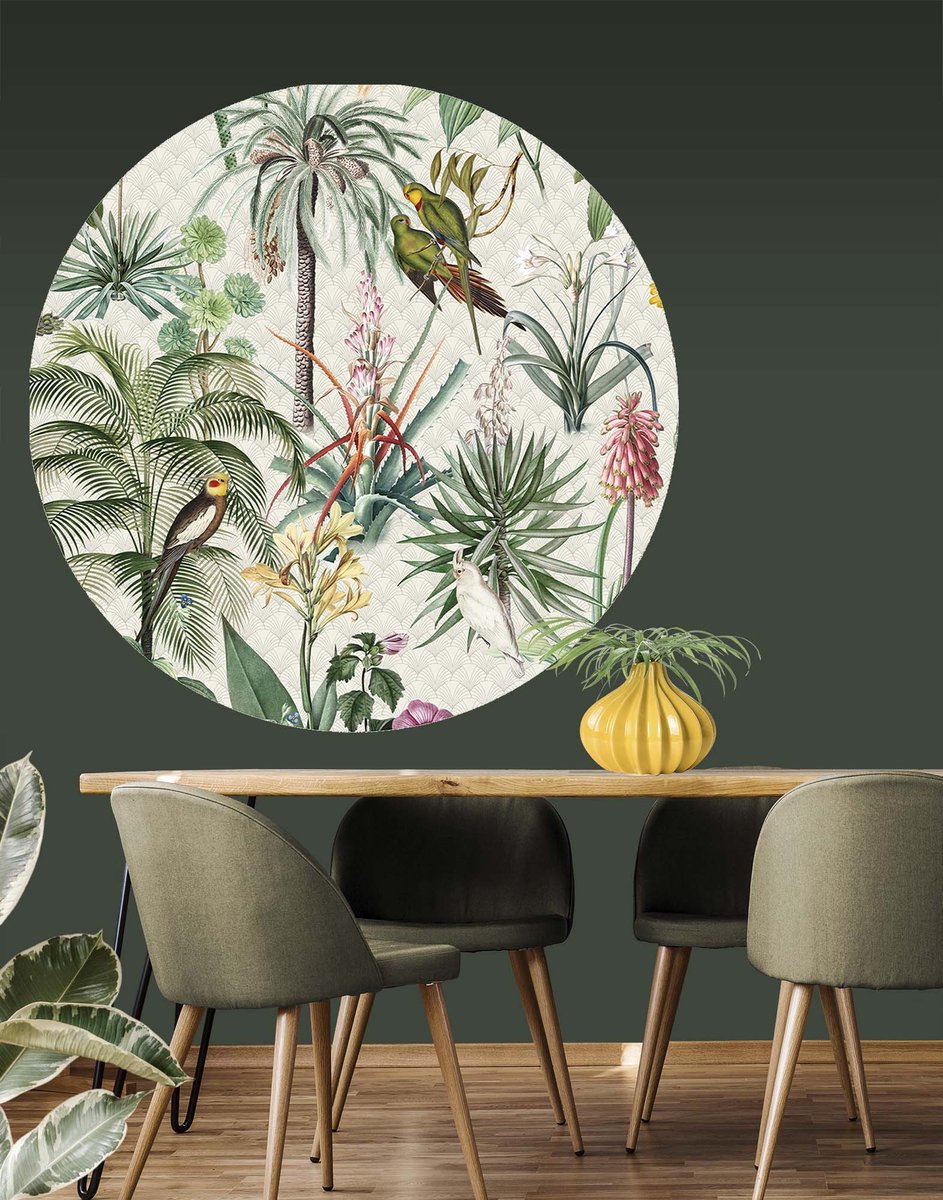 INGK - Floral Utopia Behang - Tropical Morning