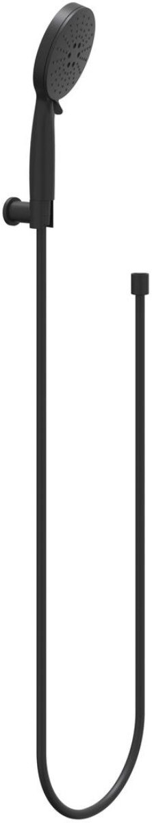 IVY Handdoucheset - 3-Standen Handdouche - Verstelbare Wandsteun - Doucheslang 120 cm - Mat Zwart