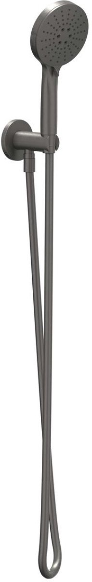 IVY Glijstangset met Handdouche Verstelbaar 3 Standen - Doucheslang 150 cm - Geborsteld Metal Black PVD
