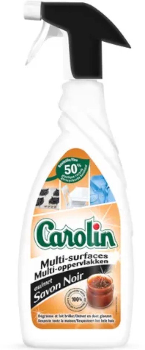 Carolin Allesreiniger Zwarte Zeep Spray - 650 ml