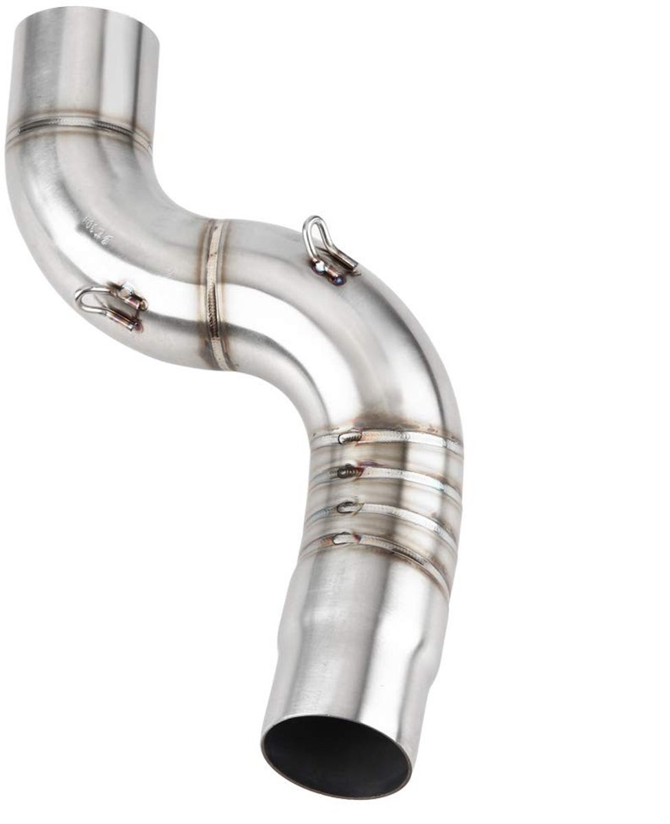 Dailygoody - Motorcycle exhaust - uitlaatdeel - Duurzaam en corrosiebestendig - Geschikt voor Ninja ZX-6R 2005-2008 - Perfecte vervanger - Stijlvol