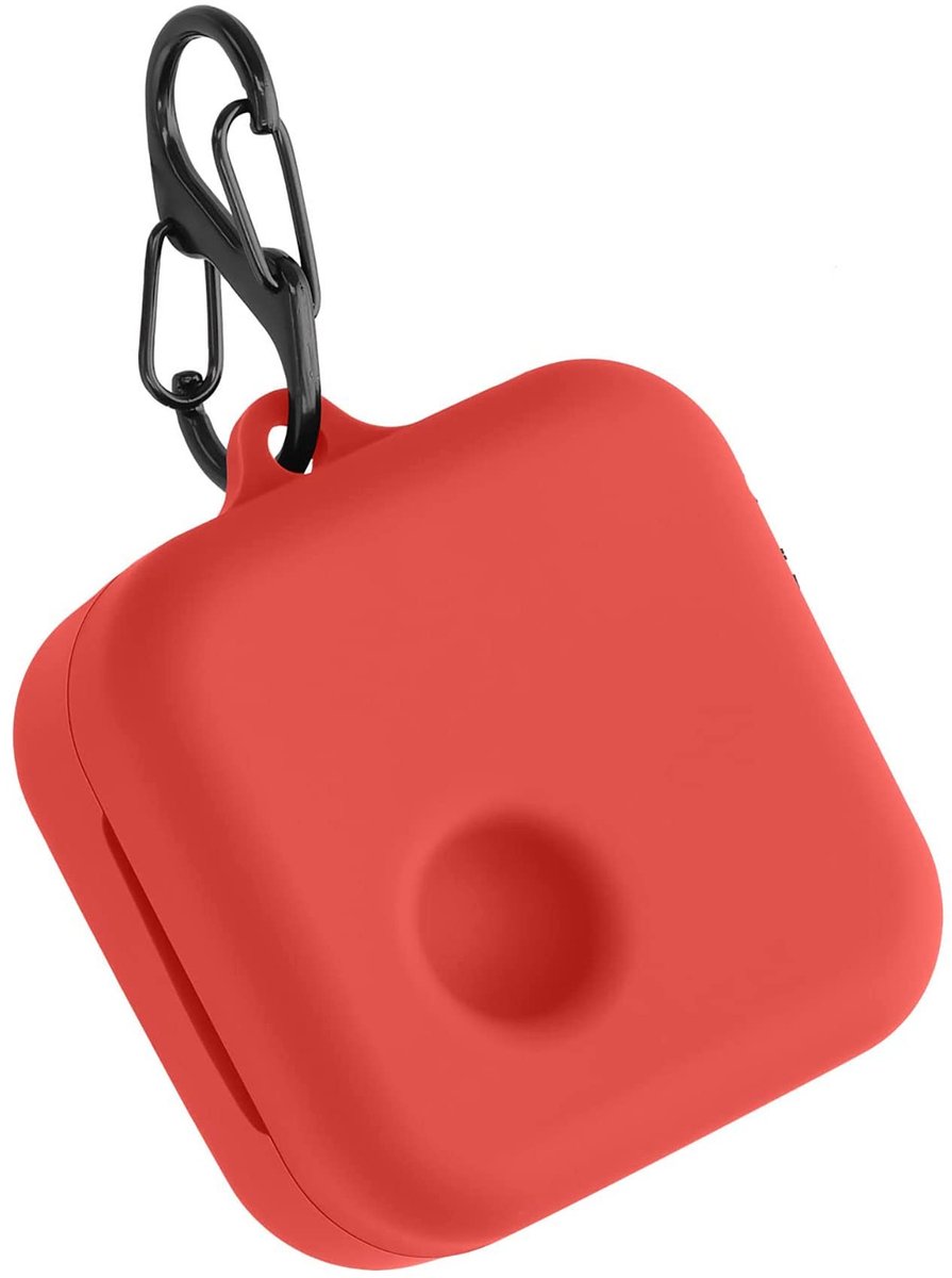 Dailygoody - Cilicone hoes - ultradunne hoes - anti-val - rood - zachte siliconen - krasbestendig - geschikt voor Nothing ear (2) - model Nothing