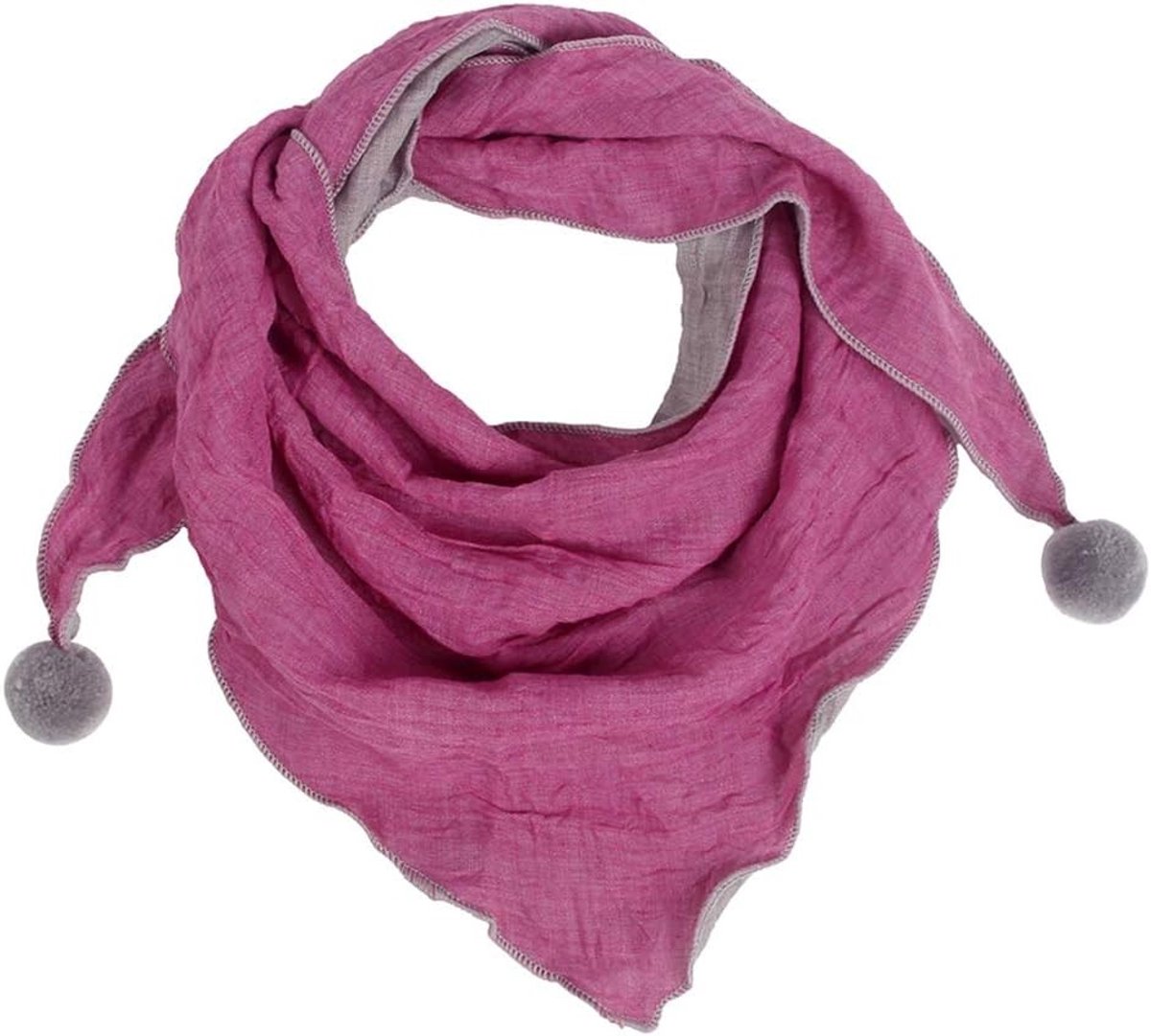 Dailygoody - Baby Scarf - Neckerchief - Trendy en warm - Roze - Kinder sjaal - Perfect voor de winter - Geschikt voor jongens en meisjes